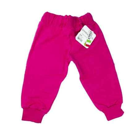 Pantaloni per neonato fucsia 
