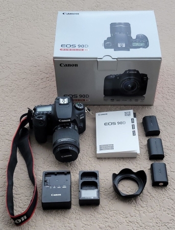 New Canon 90D Camera 18-55mm 