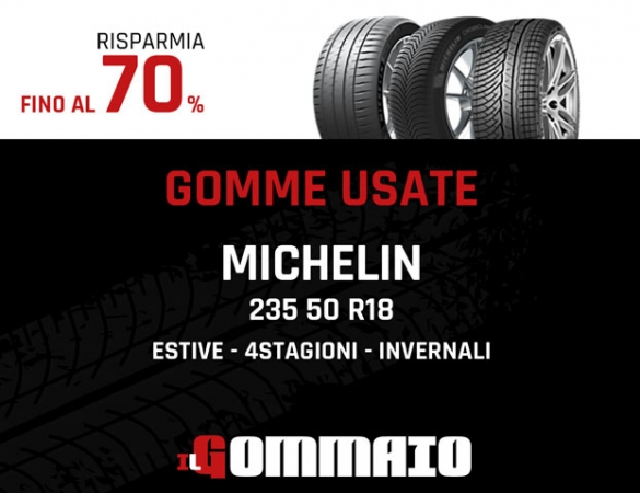 Gomme Usate 235 50 R18 97H Michelin come nuove Accessori Auto
