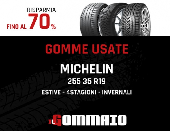 MICHELIN 255 35 r19 Gomme Usate quasi Nuove 
