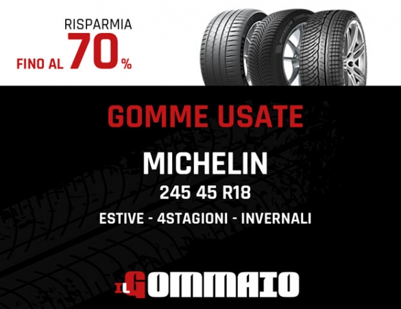 Gomme MICHELIN Usate 245 45 R18 come Nuove 